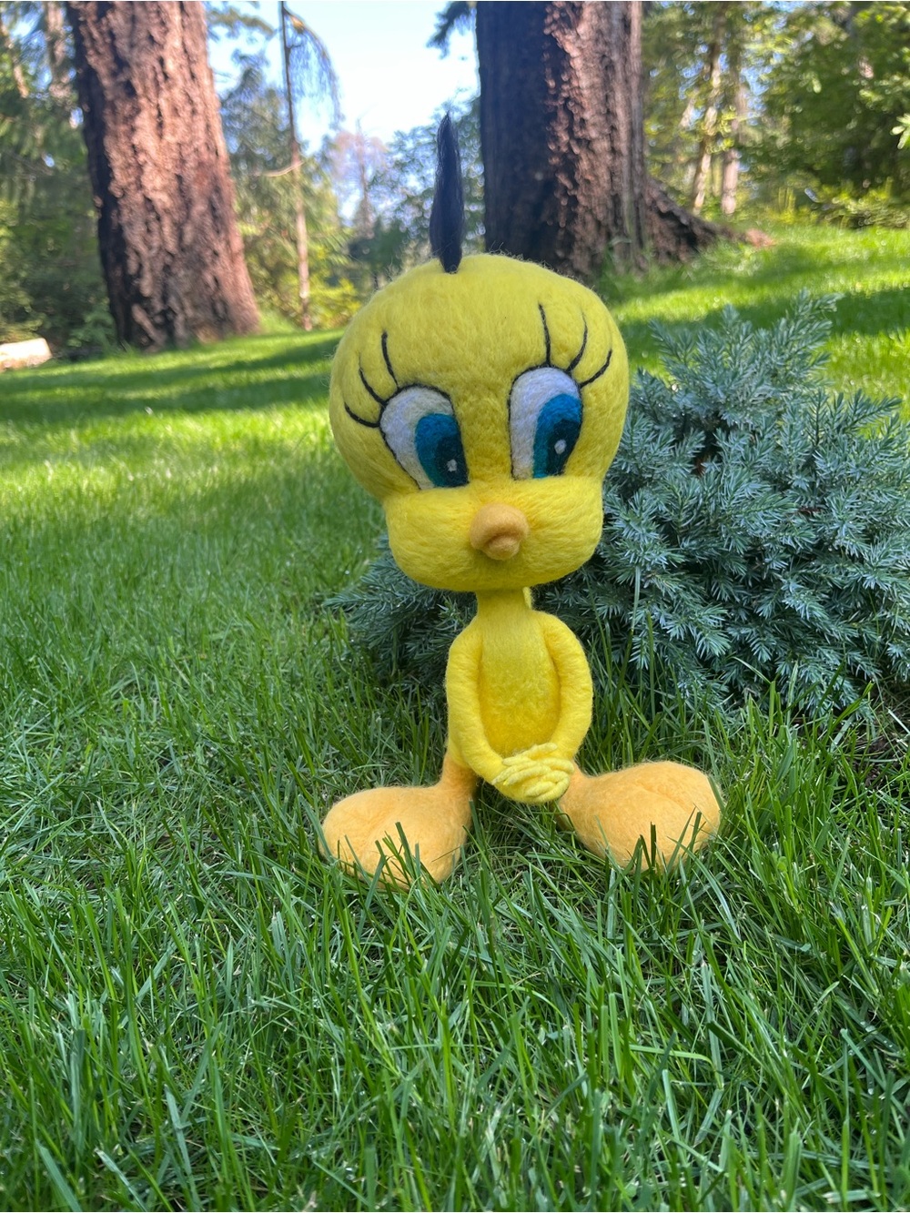 Tweety Bird felted